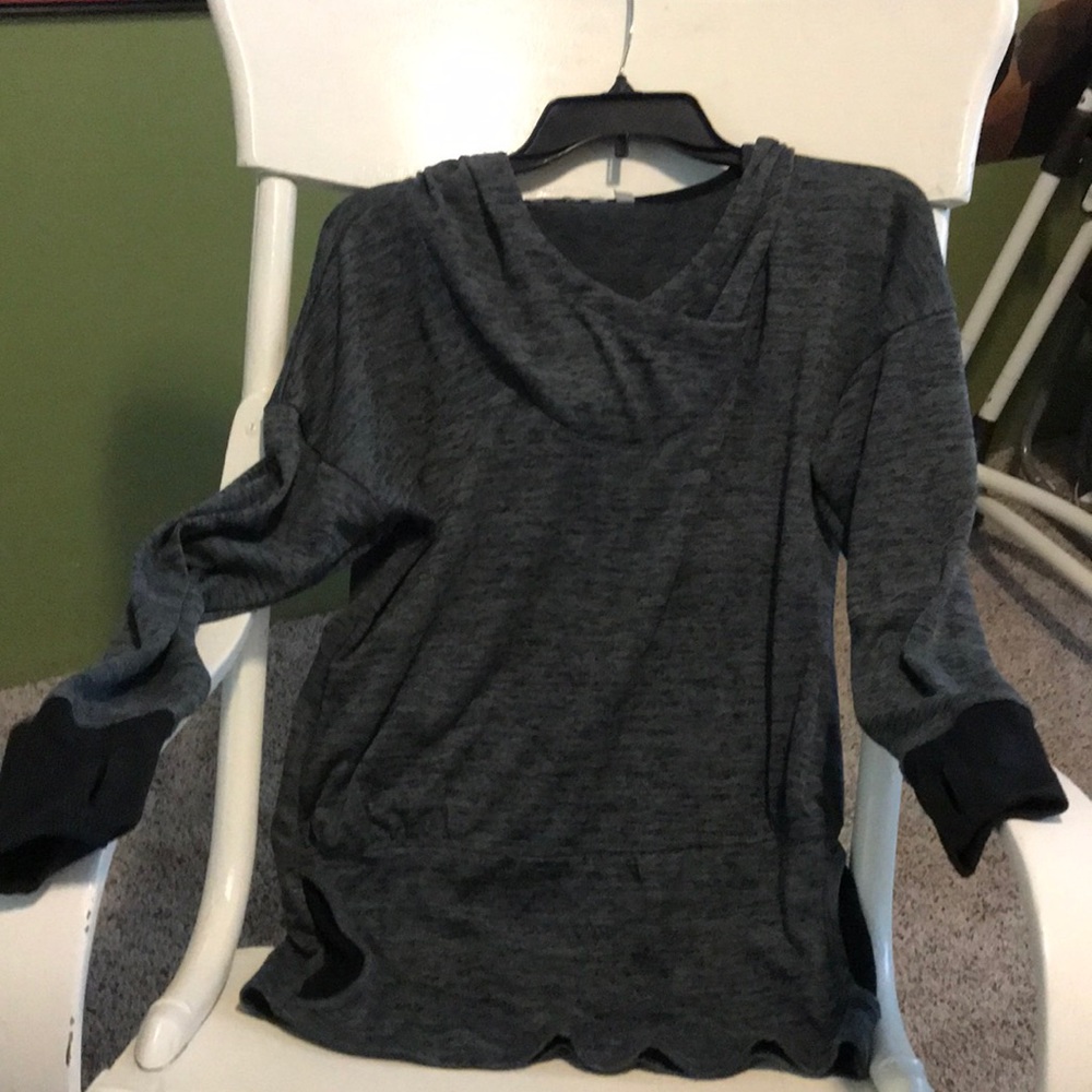 Athleta hooded light weight sweater
